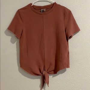 Crop Top with Tie front